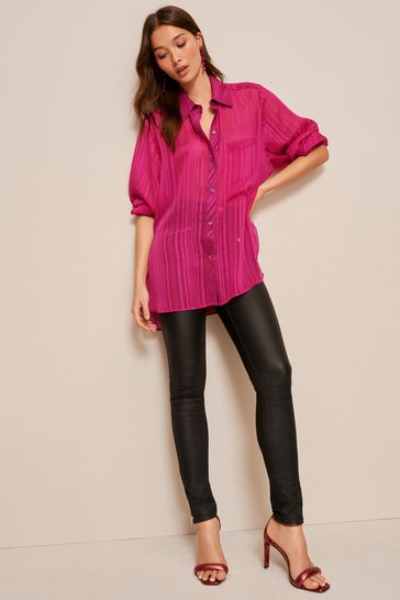 Pink online sparkly shirt