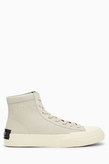 AllSaints White Smith High Top Shoes