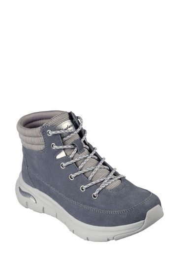 Skechers boots clearance grey