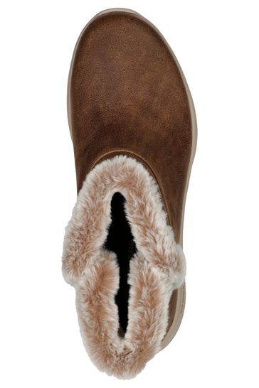 Skechers go walk boots mujer marron store
