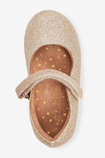 Gold occasion shop shoes