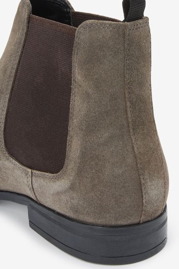 Chelsea boots hotsell grey suede