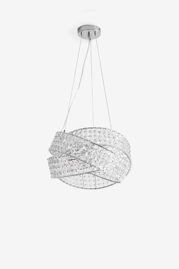 Hudson 3 way acrylic shop pendant ceiling light