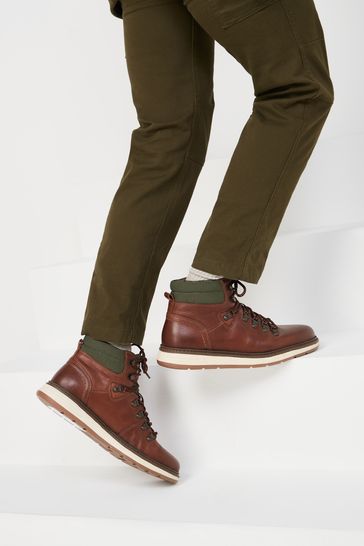 Tan Brown Hiker Style Boots