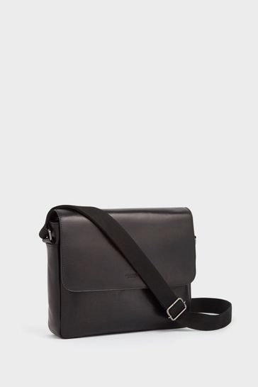Buy OSPREY LONDON Carter Saddle Leather Large Messenger Bag from