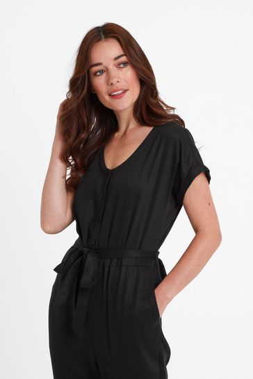 Black best sale pant jumpsuit
