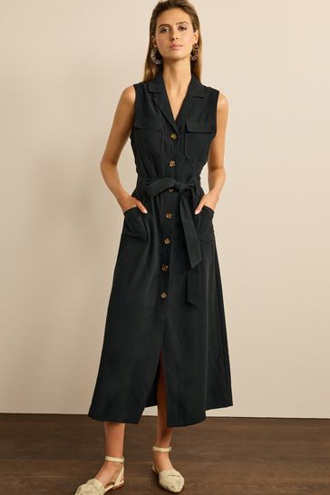 Next wrap button dress outlet