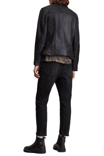 All saints lark leather jacket review sales