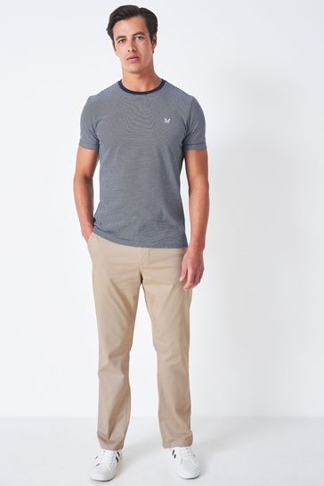 Crew Clothing Company Cotton Straight Formal Trousers