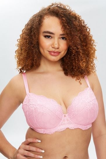 Buy Ann Summers Pink Sexy Lace Sustainable Padded Plunge Bra from Next  Belgium