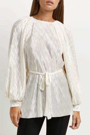 River island belted discount top