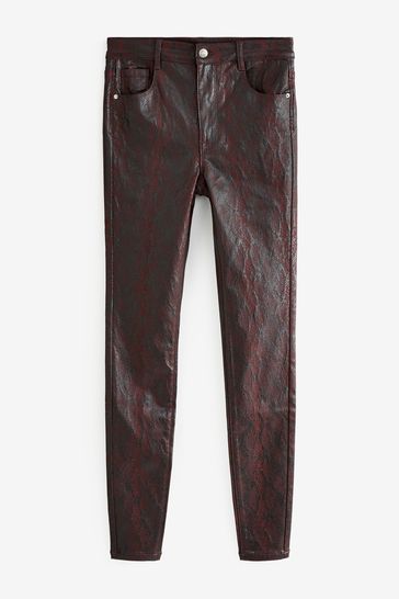 Berry coated jeans deals