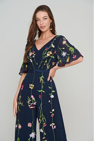 Jumpsuit embroidered best sale