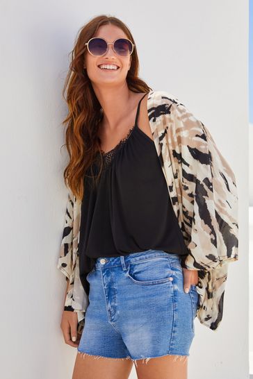 Short kimono cover up hotsell