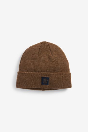 Tan Brown Beanie Hat