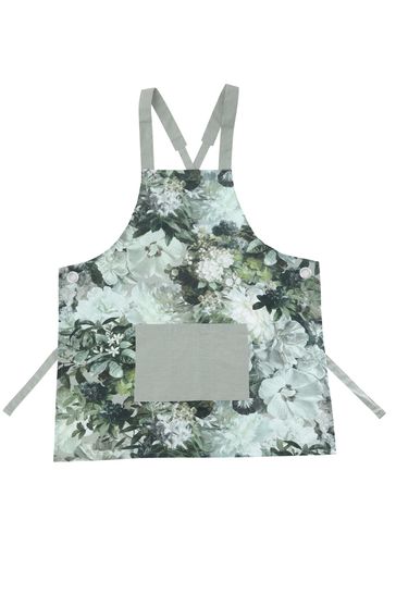 MM Living Green Floral Apron