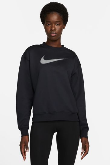 Black nike crew neck on sale sweatshirt