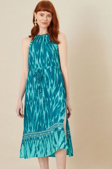 Buy Monsoon Blue Ikat Print Cami Dress ...