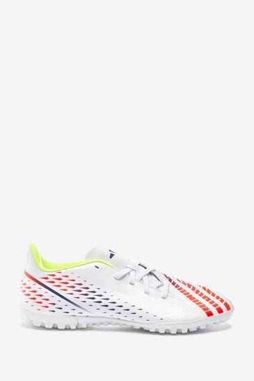 adidas White World Cup Predator Edge.4 Adult Turf Football Boots