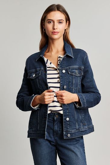 Buy Joules Arkley Blue Relaxed Denim Jacket from Next Ireland