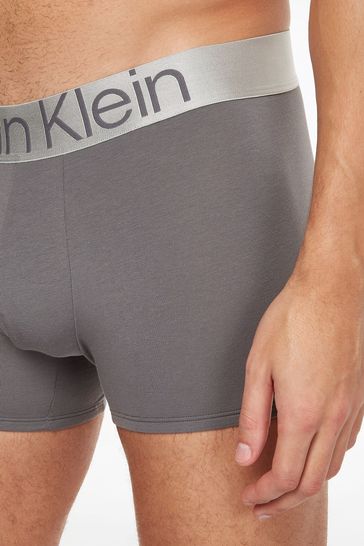 calvin klein 3 pack black trunks