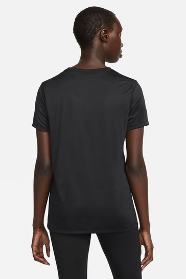 Plain black dri hot sale fit t shirt