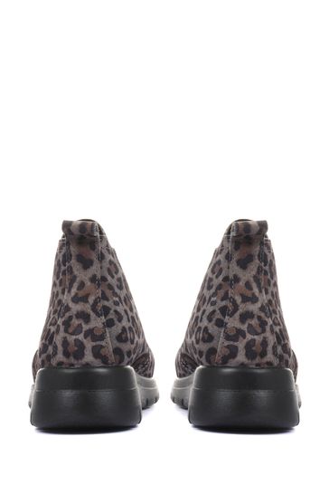 Buy Fly Flot Ladies Wide Fit Leopard Print Chelsea Boots from Next USA