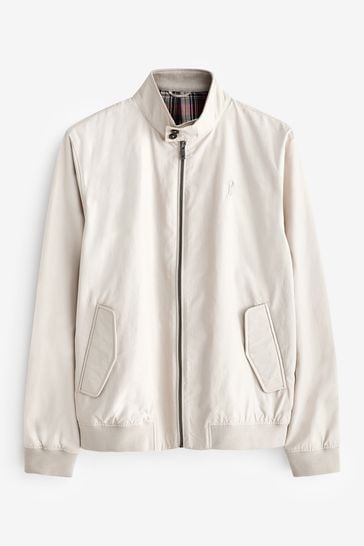 Harrington shop jacket white