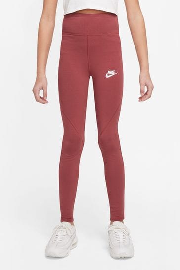 Nike Red Favourites High Waisted Leggings