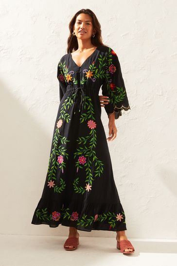 Next embroidered dress best sale