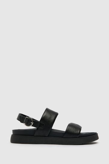 Schuh Tasha Leather Double Band Sandals