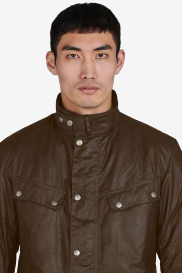 Barbour duke outlet jacket brown