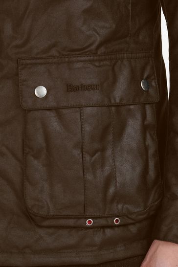 Buy Barbour International Brown Duke Wax Jacket from Next Malta