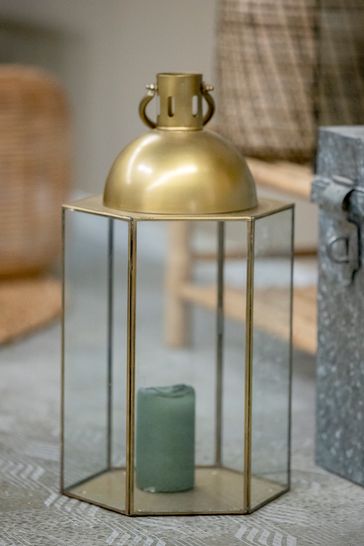 Buy Bloomingville Gold Erkin Lantern from the Next UK online shop