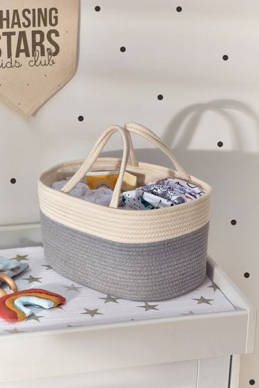 Buy Cream Nursery Caddy Basket from Next Australia