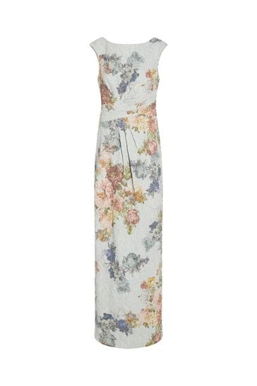 Buy Adrianna Papell Blue Matelasse Cocktail Dress from Next Austria