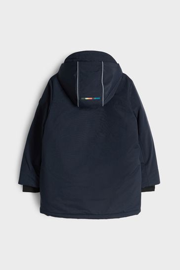 Boys navy parka coat outlet