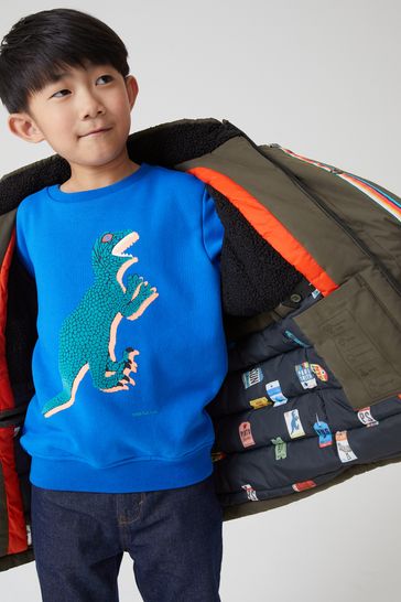 Paul Smith Junior Boys Shower Resistant Khaki Parka Coat