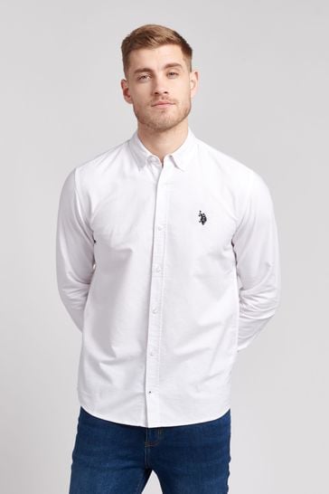 U.S. Polo Assn. Formal Poplin White Shirt
