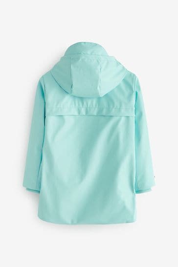 Mint green shop rain jacket