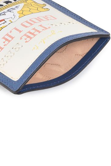 Buy Radley London Book Street Leather Blue Card Holder from Next