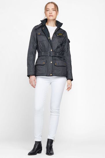 Ladies barbour puffer jacket deals