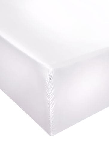 Jasper Conran White 500 Thread Count Supima Fitted Sheet