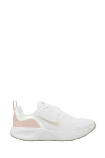 Nike White/Pink WearAllDay Trainers