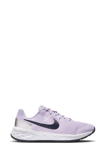 Nike Purple Revolution 6 Youth Trainers