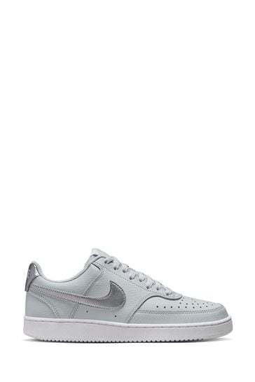 Nike Grey Court Vision Low Trainers