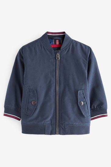 Buy Navy Blue Harrington Jacket 3mths 7yrs from Next Luxembourg