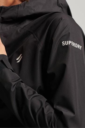 Buy Superdry Black Sport Waterproof Jacket from Next Luxembourg