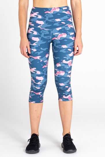 Dare 2b Pink Influential 3/4 Recycled Running Leggings