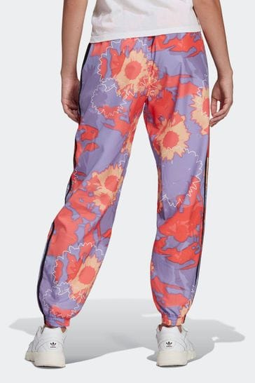 Buy adidas Originals Sunflower Graphic Purple Tracksuit Bottoms